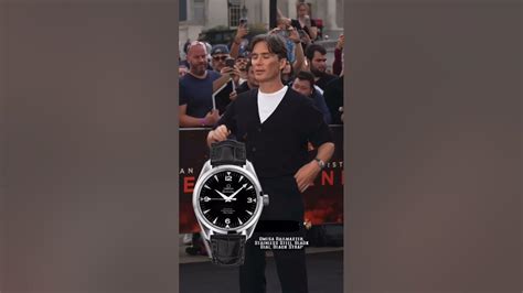 Oppenheimer Actor Cillian Murphy is wearing Omega Seamaster 